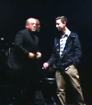 Billy Joel with college fan-darkYouTube
