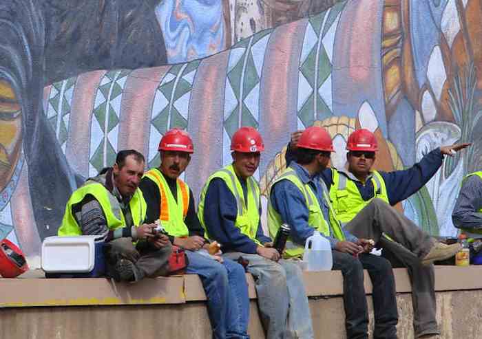 construction workers lunch-Flickr-CC-Denise~~