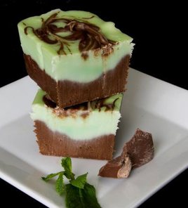 Mint flavored fudge from SendFudge.com