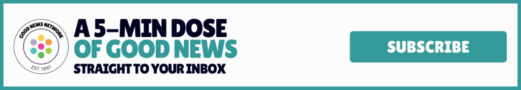 Sign up for a daily dose og good news!