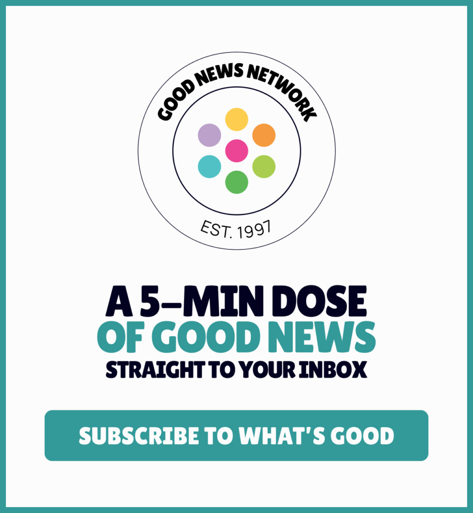 Sign up for a daily dose og good news!